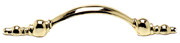 PULL, 3" C/C, POLISHED BRASS