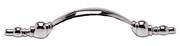 PULL, 3"C/C, POLISHED CHROME