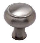KNOB CLASSIC 42MM BRUSHED NICKEL