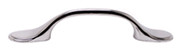 PULL, 3" C/C, POLISHED CHROME