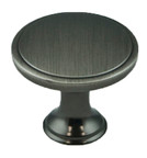 1-1/4" DIA., BRUSHED TIN FINISH