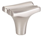 KNOB, 1-5/16" X 1" BRUSHED NICKEL