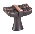 KNOB, 1-5/16 X 15/16 VERONA BRONZE