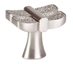 KNOB, 1-5/16 X 15/16 BRUSHED NICKEL
