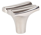 KNOB, 1-5/16" X 1" POLISHED NICKEL