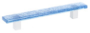 PULL 128MM GLASS DARK BLUE