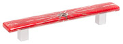 PULL 128MM GLASS RED
