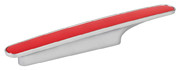 PULL 96MM SATIN CHROME/RED