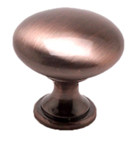 KNOB,BRSHD ANT COPPER