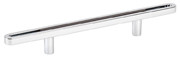 PULL 96MM POLISHED CHROME AND BLACK
