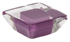 KNOB 33MM PURPLE AND TRANSPARENT