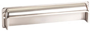 RECESSED PULL BRUSHED NICKEL