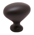 OVAL KNOB, RUBBED BRONZE