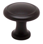 KNOB, RUBBED BRONZE