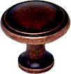 KNOB, WEATHERED COPPER