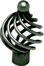 KNOB, PEWTER FINISH