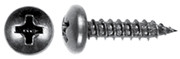 Truss Head Phillips Drive Screws, Fine Thread, 5/8" x 7, Zinc