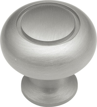 Period Brass Power & Beauty, Satin Nickel 1-1/4"
