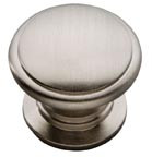 KNOB, 1-1/4" DIA STAIN STL