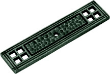 BACKPLATE, OLD ENGLISH PEWTER
