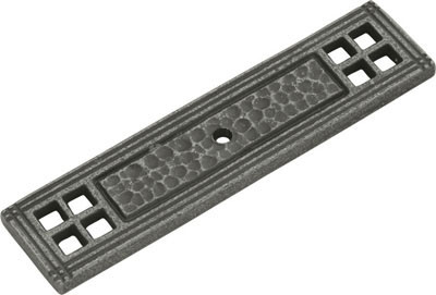 Kingston Old English Pewter, Old English Pewter Backplate 4-1/4"