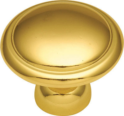 Hickory Hardware Conquest, Polished Brass 1-3/8"