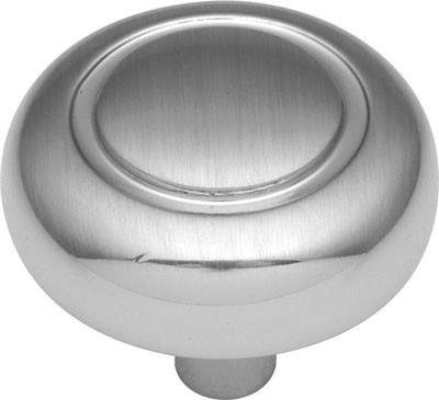 Jamestown Accents Modern Bungalow, Satin Silver Cloud 1-1/4"