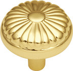 KNOB, 1-1/4"ULTRA BRASS