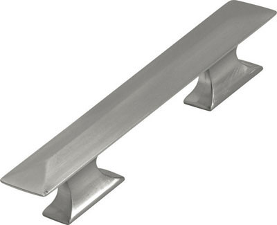 Bungalow Nickel, Satin Nickel 3"/96Mm