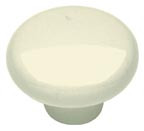 KNOB,1-1/4"ALMND CERAMIC