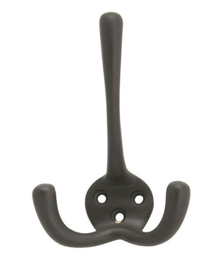 Coat and Hat Hook, Oil Rubbed Bronze 4-7/16"