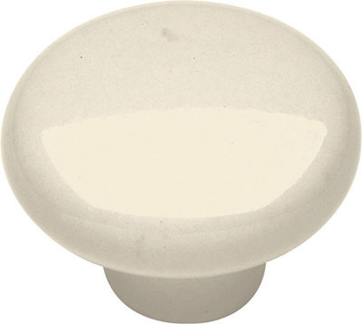 Hickory Hardware Santana, Light Almond Porcelain 1-1/4"