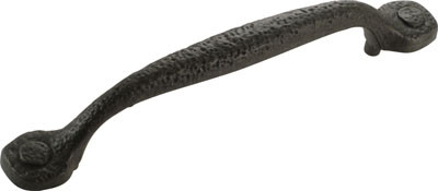 Refined Rustic Black Iron, Black Iron 128Mm