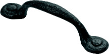 PULL 3" C/C BLACK IRON