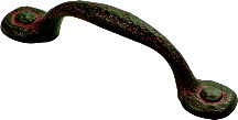 PULL 3" C/C RUSTIC IRON