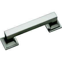 PULL, 3" C/C STN NIC
