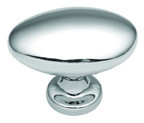 KNOB, 1-1/2"BRT CHROME