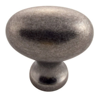 Williamsburg Black Nickel Vibed, Black Nickel Vibed 1-1/4" Oval