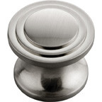 KNOB , 1" DIA STN NIC