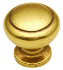KNOB, 1-1/4"LANCSTR BRSS