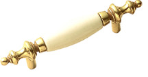 PULL, ALMOND/ANTQ BRASS