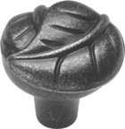 KNOB, 1-1/4" VIBRA PEWTER