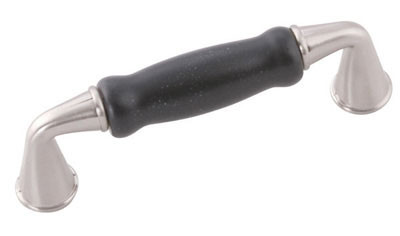 Tranquility, Satin Nickel W/Black 3"