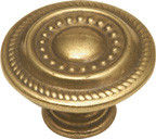 KNOB, 1-1/4" LNCSTR PLSHD