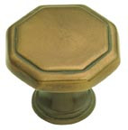 KNOB, 1-1/4" VENETIAN BRONZE