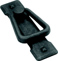RING PULL W/PLATE ANT.BLACK