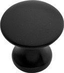 ROUND KNOB, MATTE BLACK