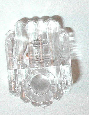 Mirror Clip, Clr 7/8" Long