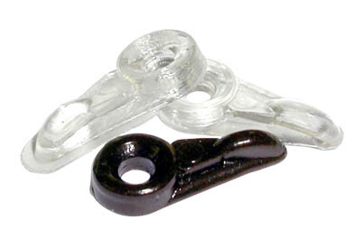 Panel Clips,Brown 7/16" W X 1" L