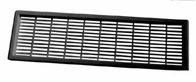 Cabinet Ventilation, Grill, Black 2-7/16"X8-11/16"